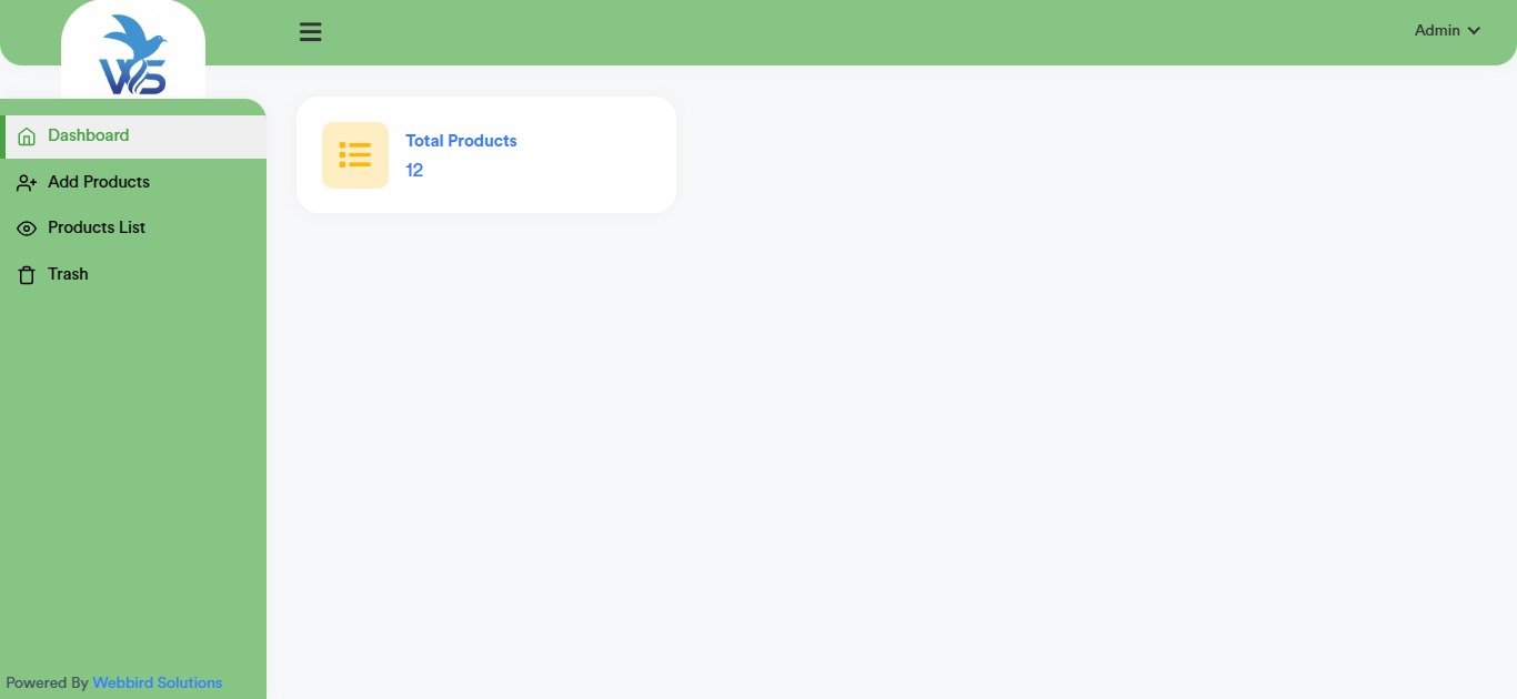 Admin Dashboard Overview